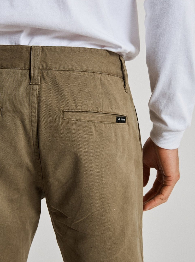 Mr Simple - Chino Short in Army