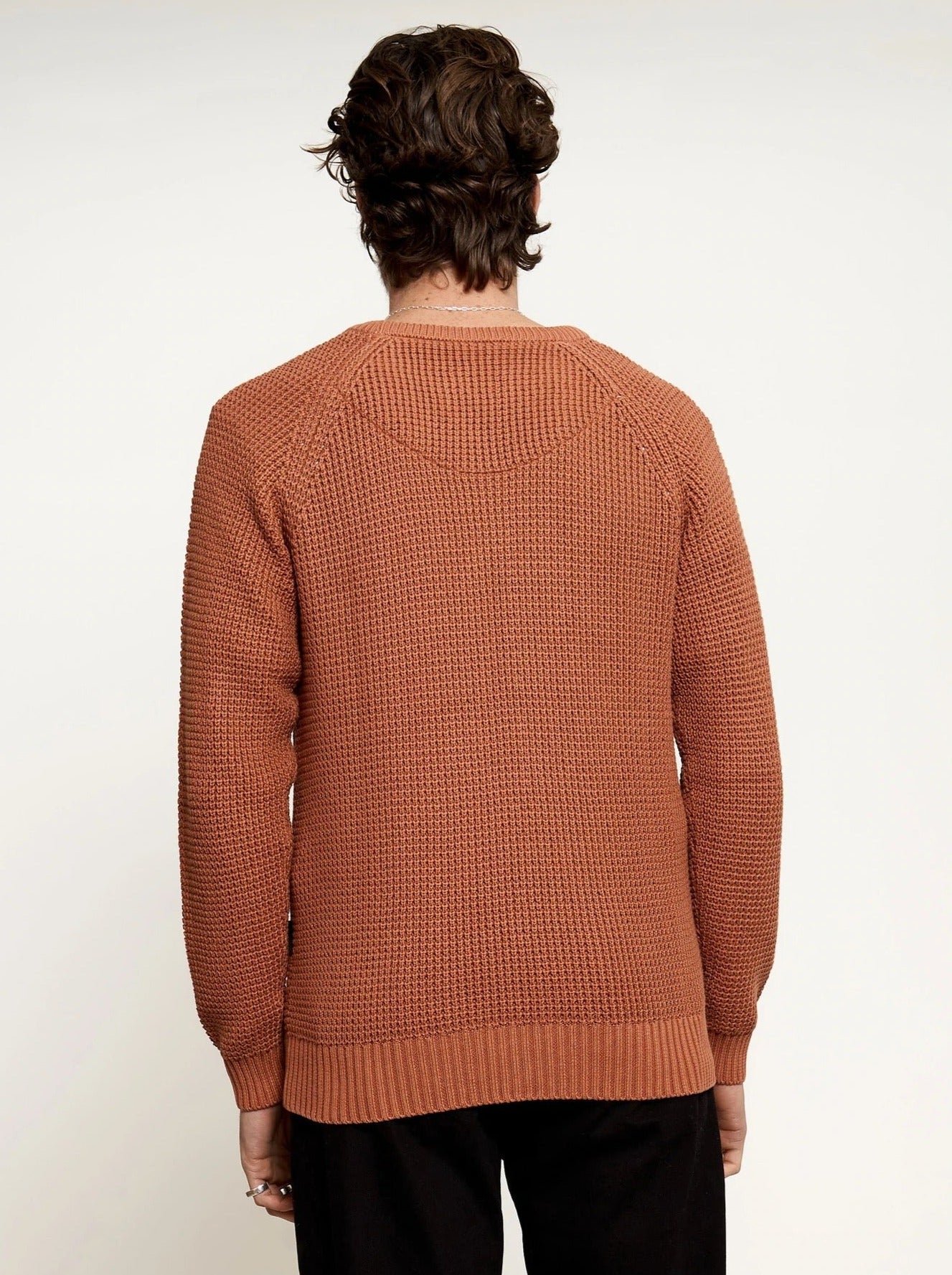 Mr Simple - Chunky Knit - Rust