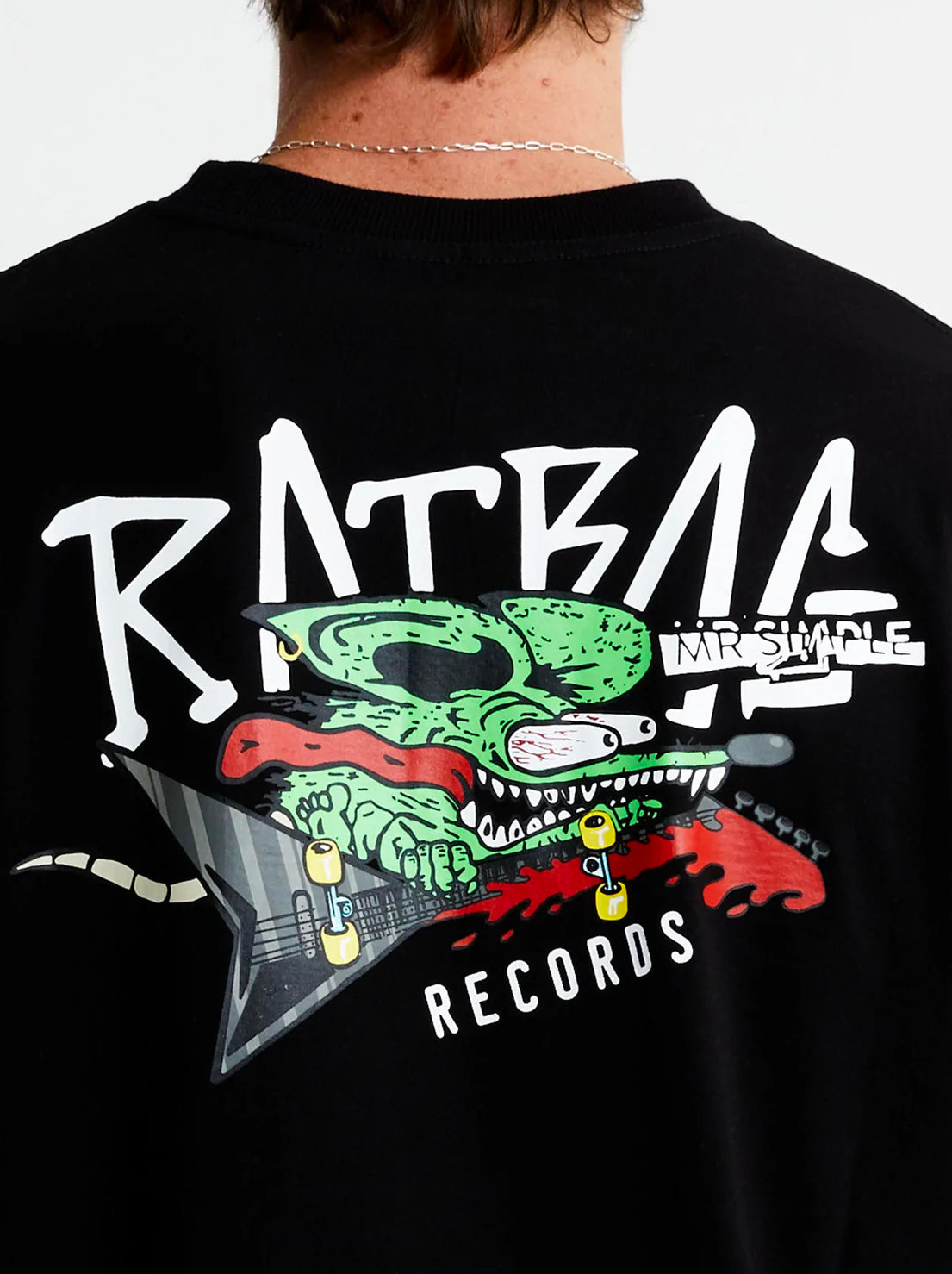 Mr Simple - Shred Rat Tee - Black