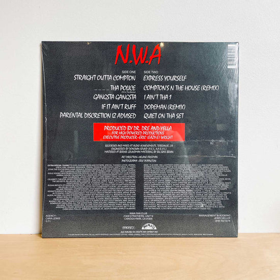 N.W.A - Straight Outta Compton. LP