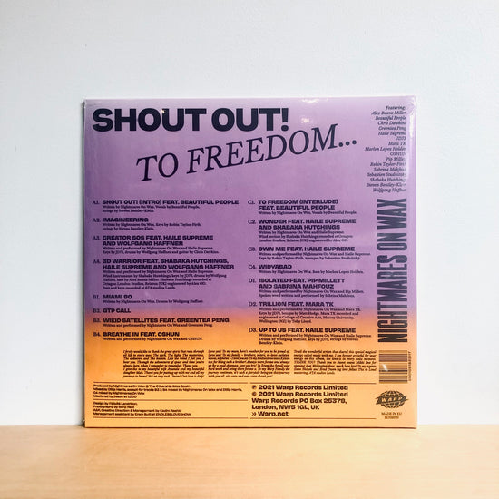 NIghtmares On Wax - Shout Out! To Freedom... 2LP [Indie Exclusive Blue Vinyl]