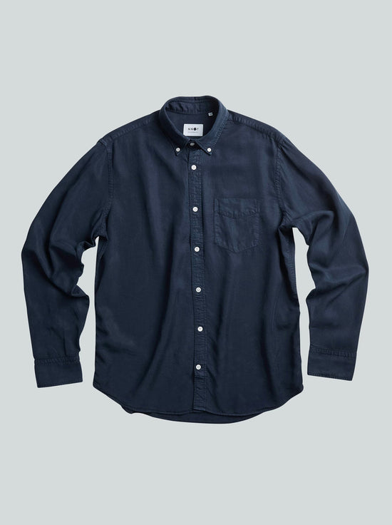 Load image into Gallery viewer, No Nationality - Levon 5969 - Long Sleeve Shirt - Navy Blue
