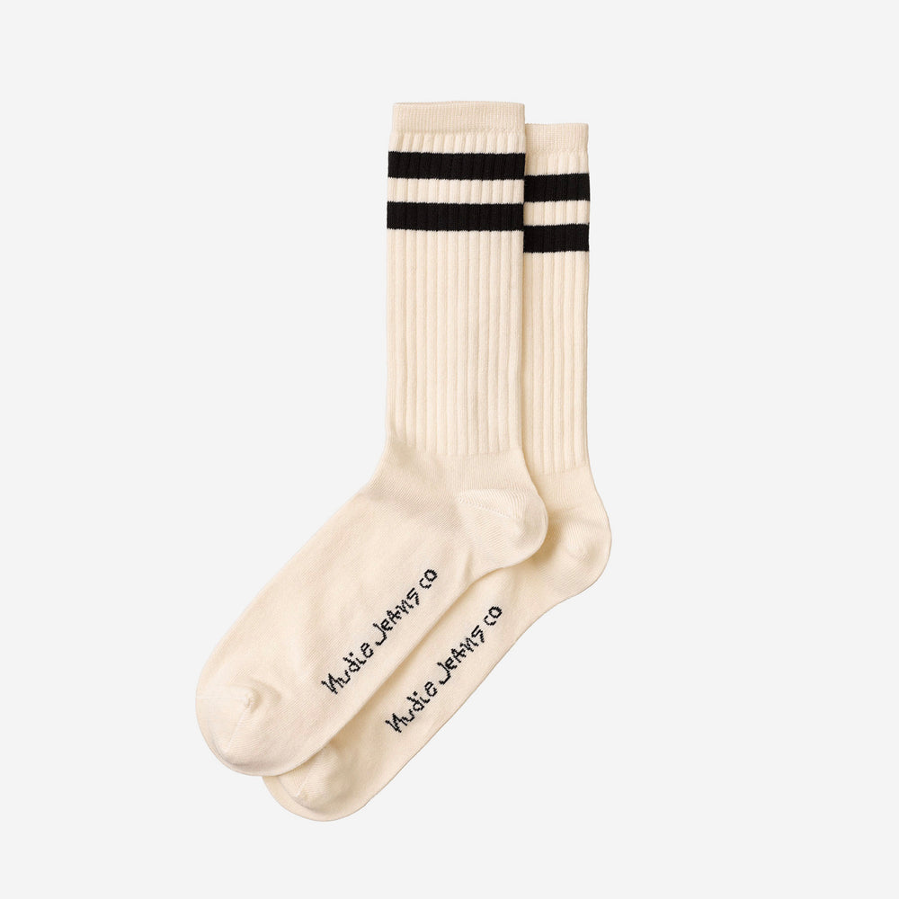 Nudie - Amundsson Sport Socks - Off White