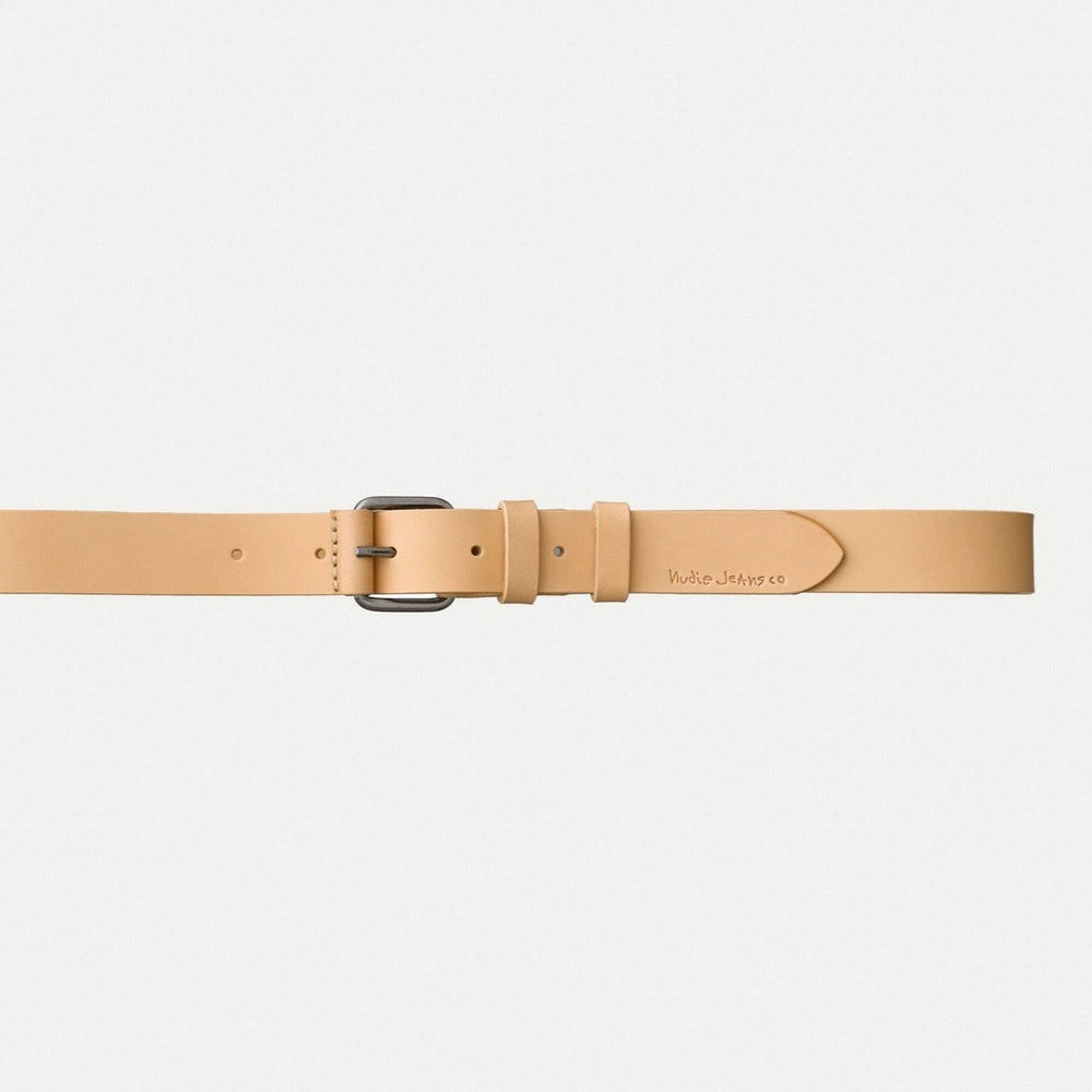 Buy Nudie - Dwayne Leather Belt - Natural | Abicus