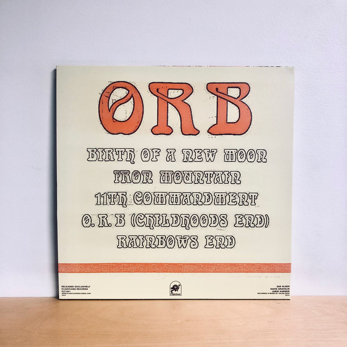 ORB - Womb. LP (Limited Edition Orange, Brown & White Twister Wax)