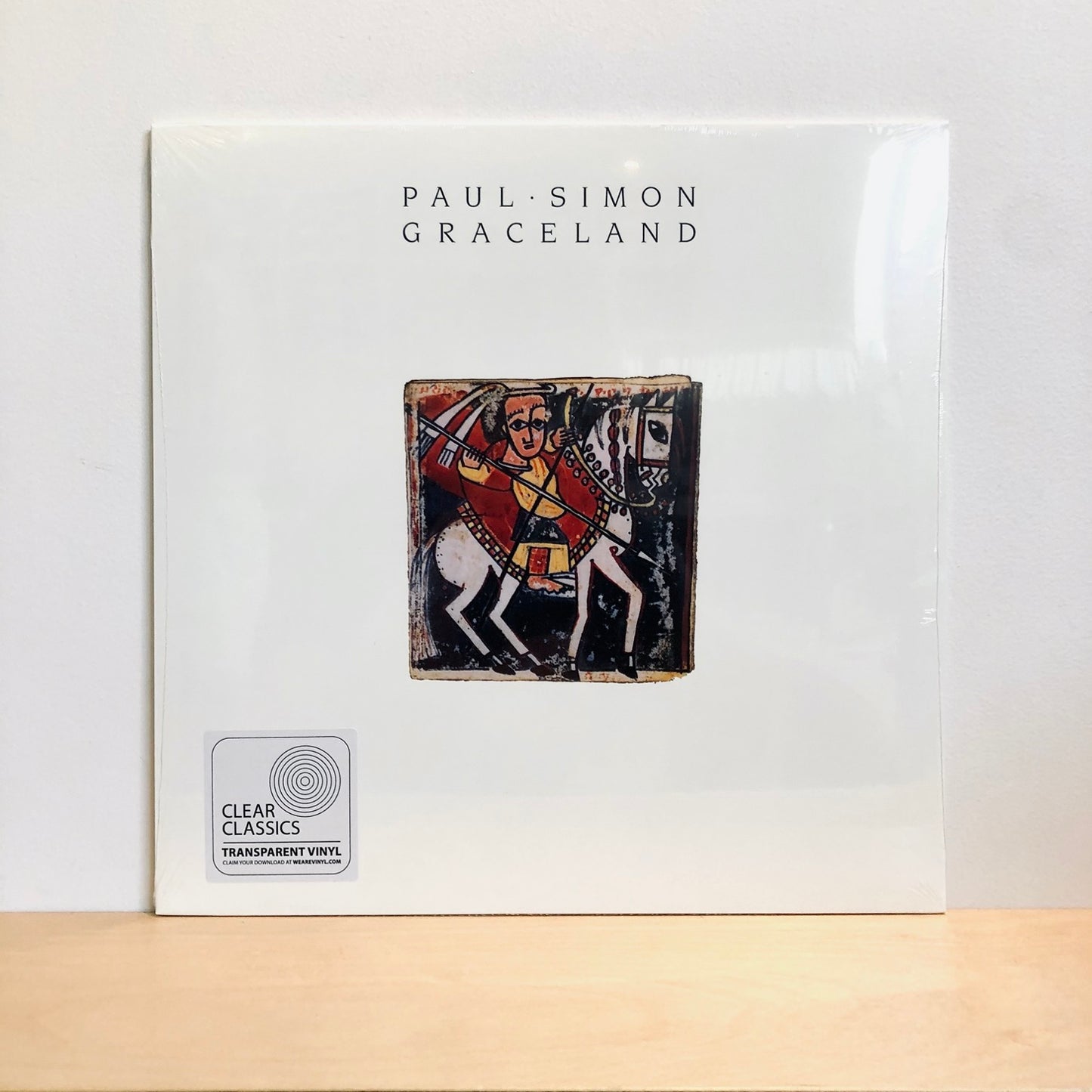 Paul Simon - Graceland. LP [USA Clear Vinyl Edition]