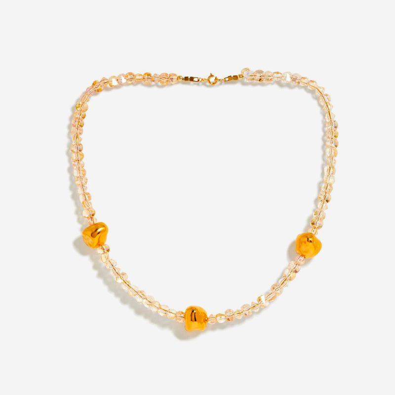 Petite Grand - Tash Necklace - 14kt Gold Filled / Crystal