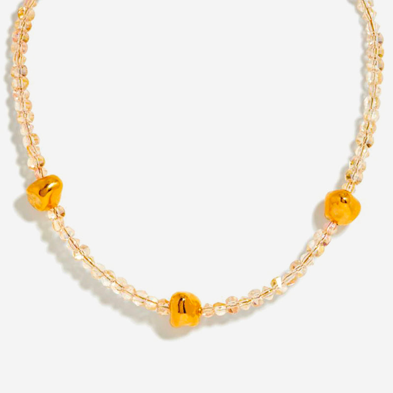 Petite Grand - Tash Necklace - 14kt Gold Filled / Crystal