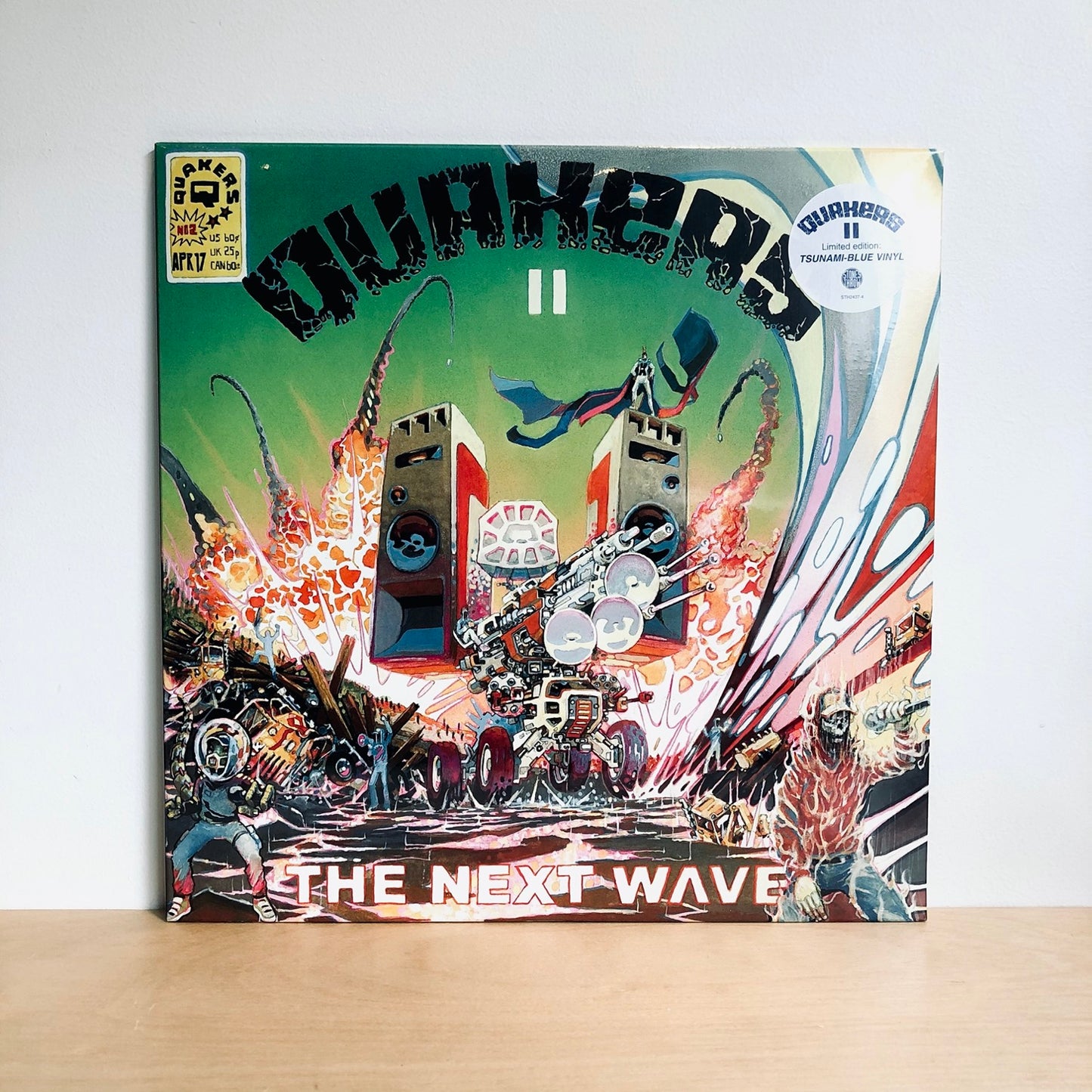 Quakers - II - The Next Wave. LP [Ltd Ed. Tsunami Blue Vinyl]