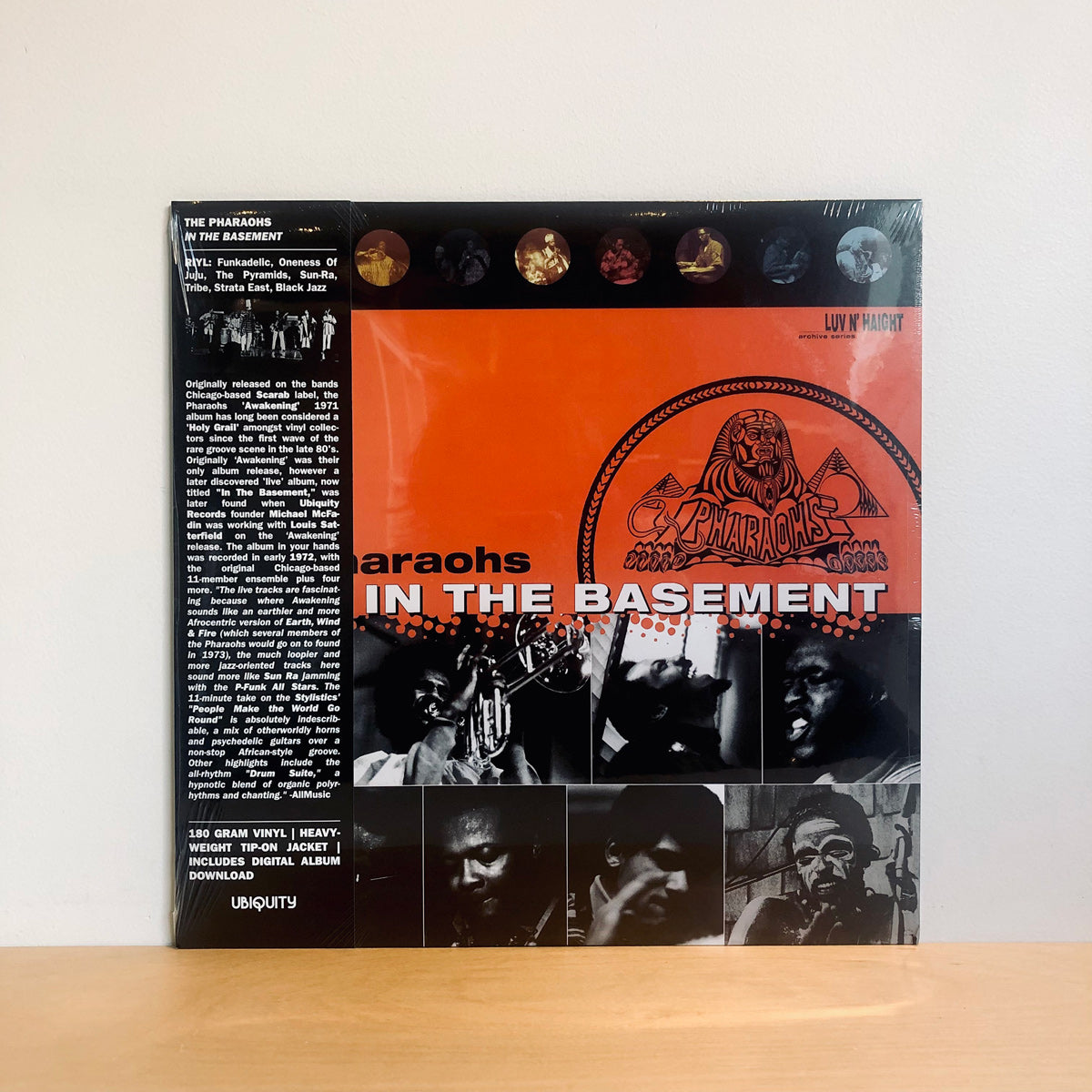 RSD2022 - PHAROAHS - IN THE BASEMENT. LP [Exclusive 180 Gram Vinyl]