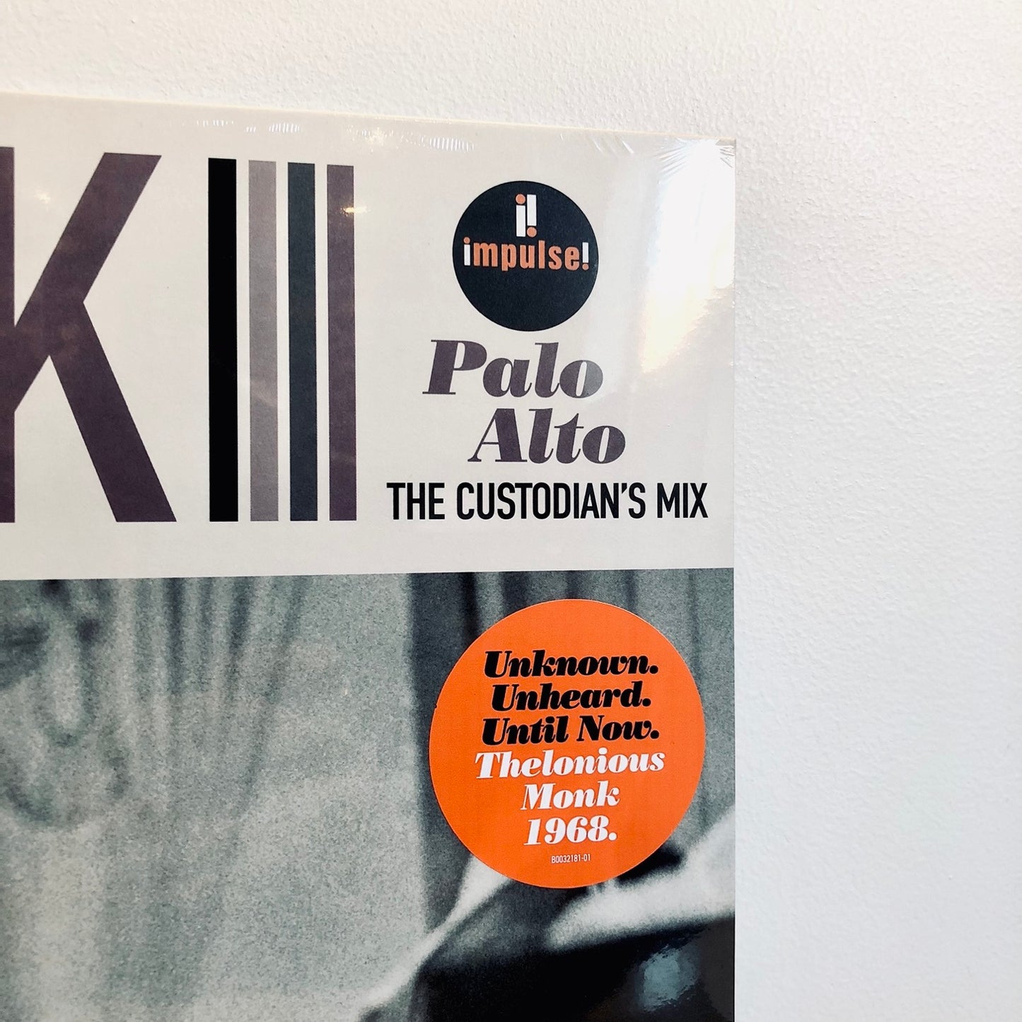RSD2021 - Thelonious Monk - Palo Alto: The Custodian's Mix. LP [Ltd Ed. 4400 Copies]