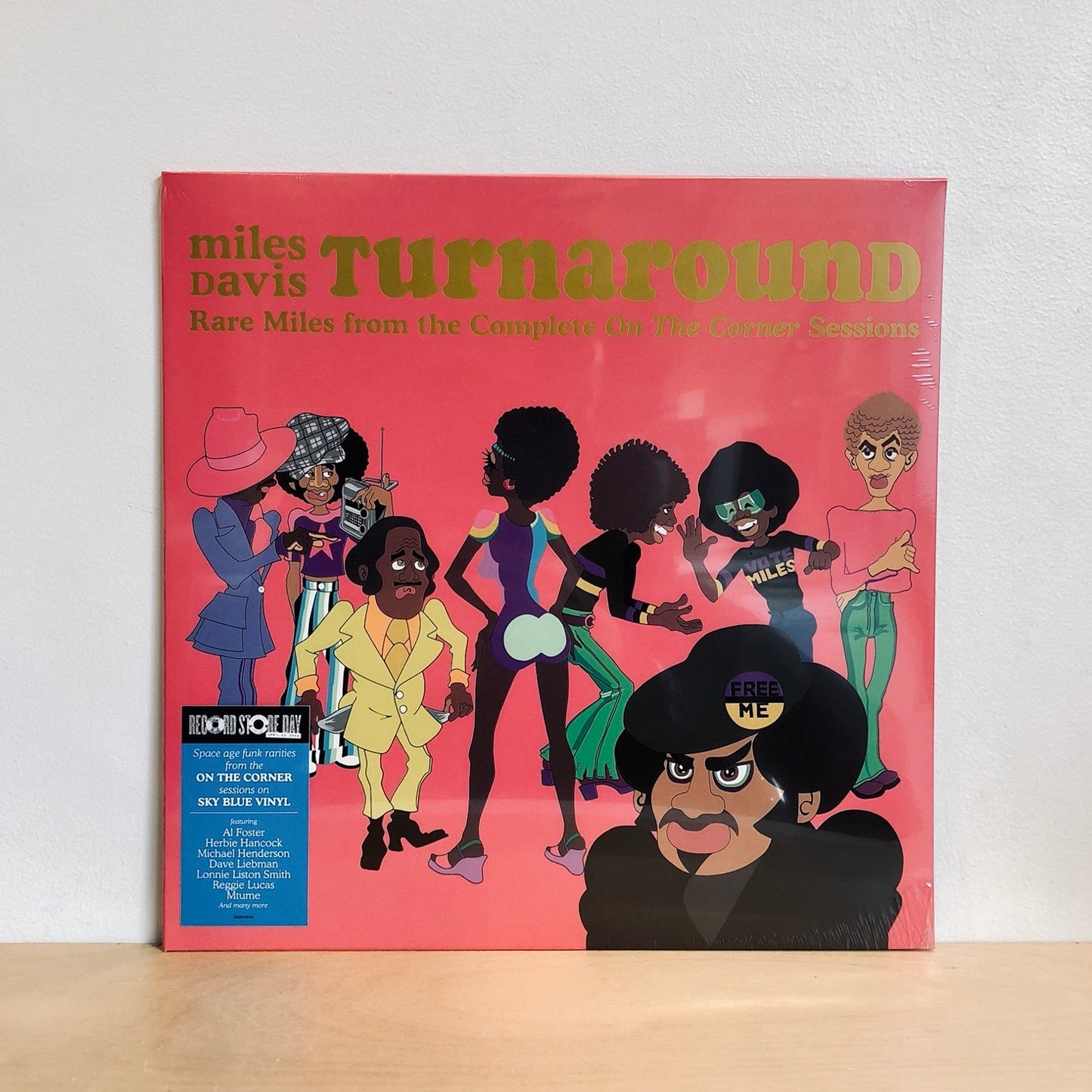 RSD2023 - MILES DAVIS - TURNAROUND - Rare Miles from the Complete On The Corner Sessions. LP [SKY BLUE VINYL EDITION]
