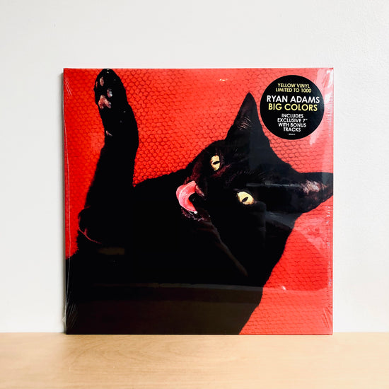 Ryan Adams - Big Colors. LP [Australian Exclusive 'Cats Eye' Yellow Vinyl + 7" w/ Bonus Tracks]