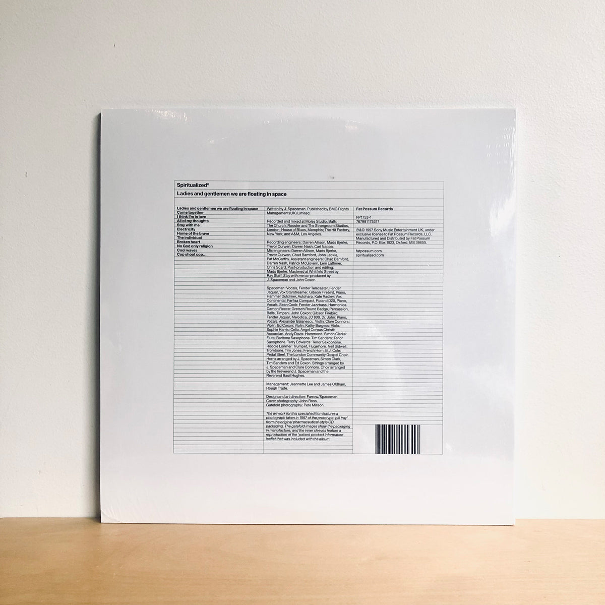 Spiritualized - Ladies And Gentlemen We Are Floating In Space. 2LP