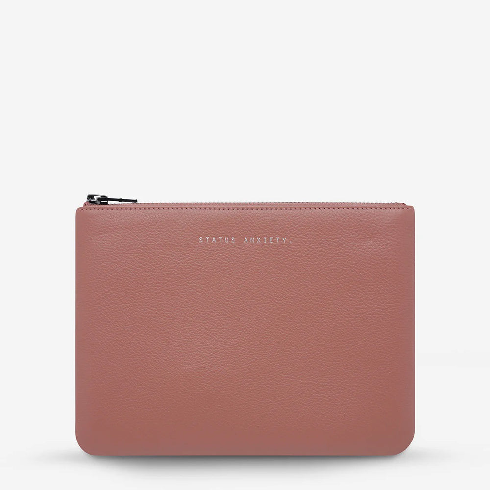 Status Anxiety - New Day Clutch - Dusty Rose