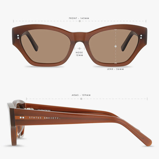 Status Anxiety - Otherworldly Sunglasses - Brown