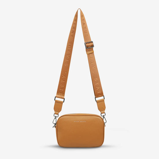 Status Anxiety - Plunder Bag With Webbed Strap - Tan