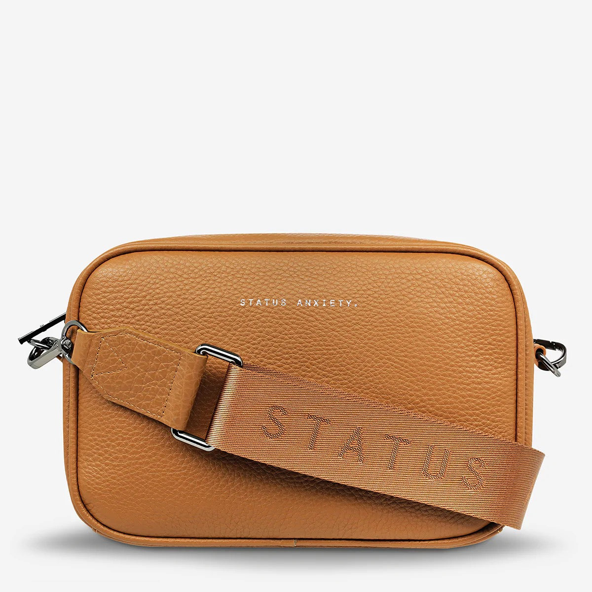 Status Anxiety - Plunder Bag With Webbed Strap - Tan