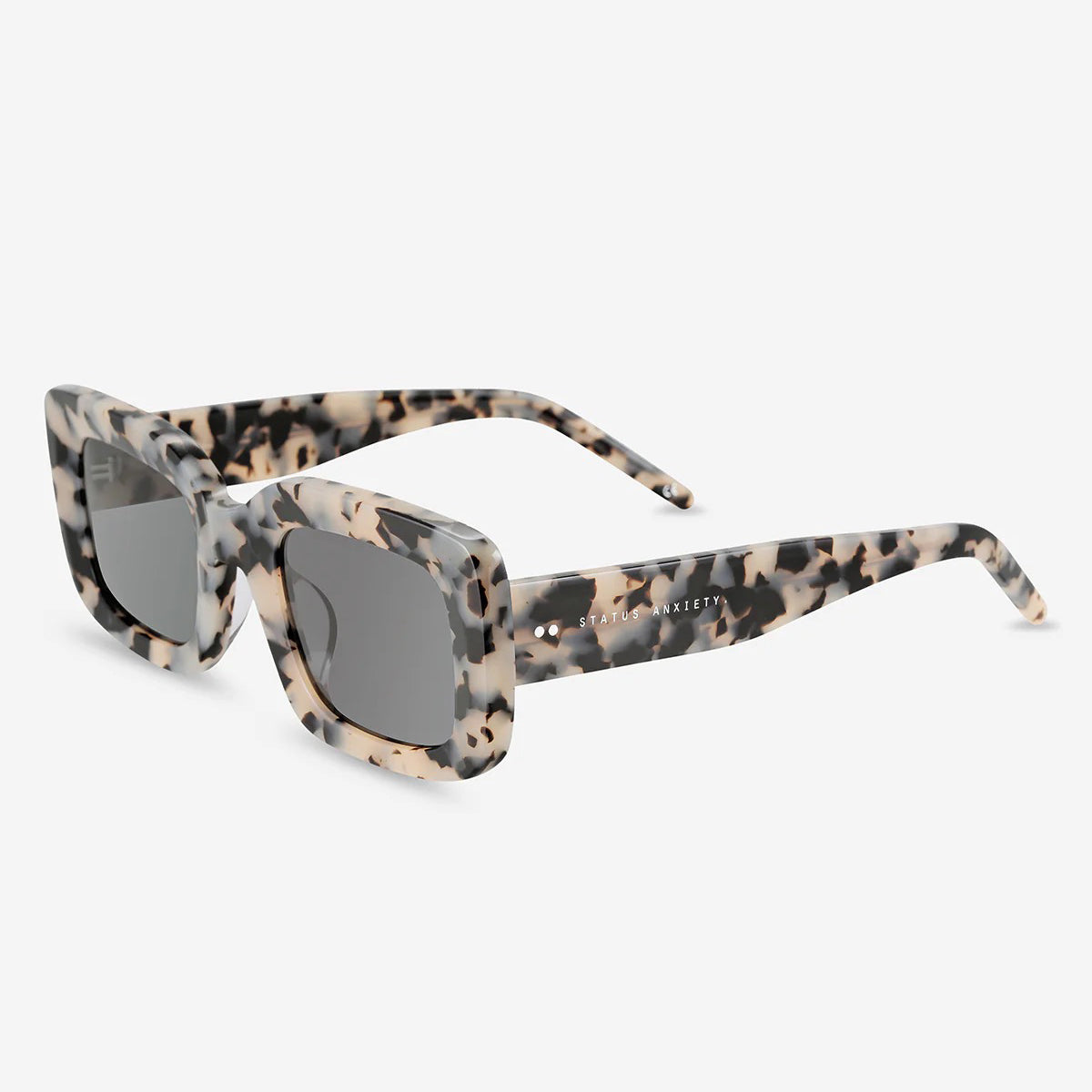 Status Anxiety - Unyielding Sunglasses - White Tort