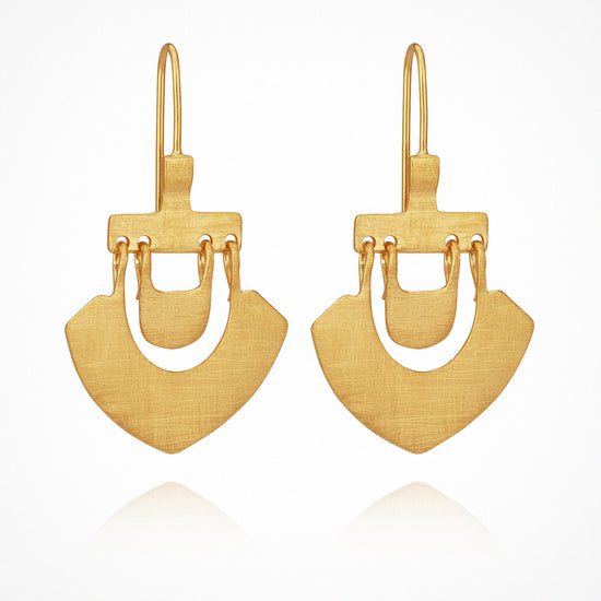 Temple of the Sun - Lilu Earrings - Gold