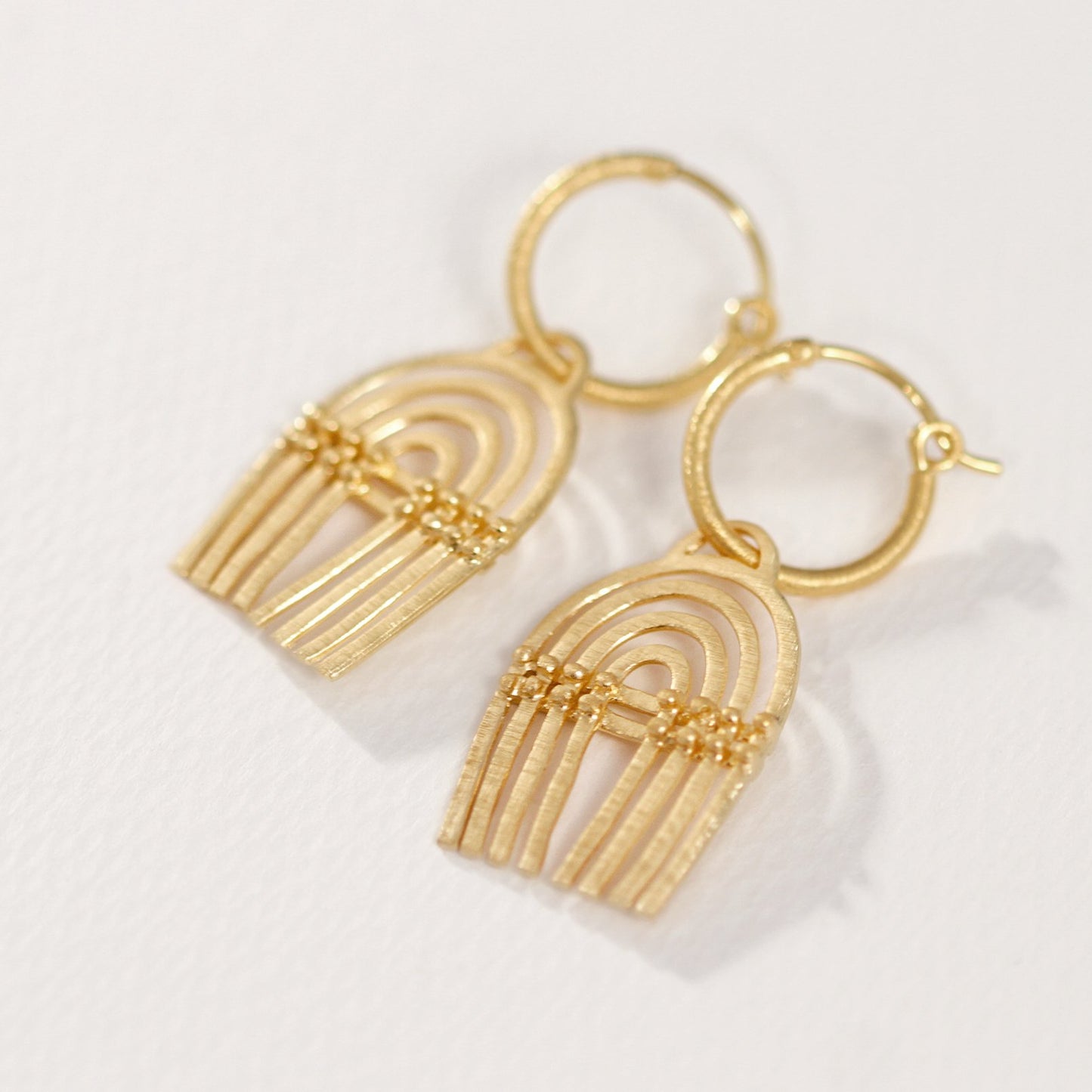 Temple of the Sun - Mena Earrings - Gold