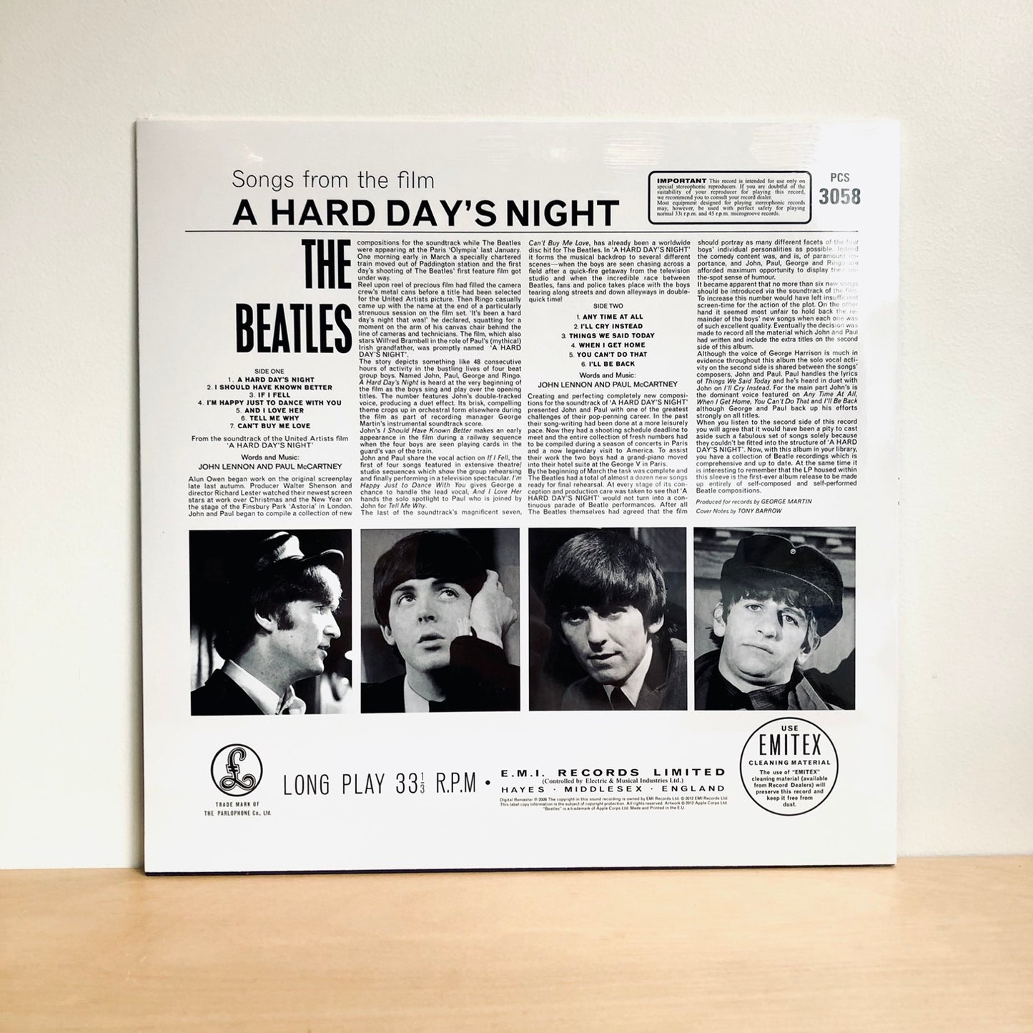 The Beatles - A Hard Day's Night. LP