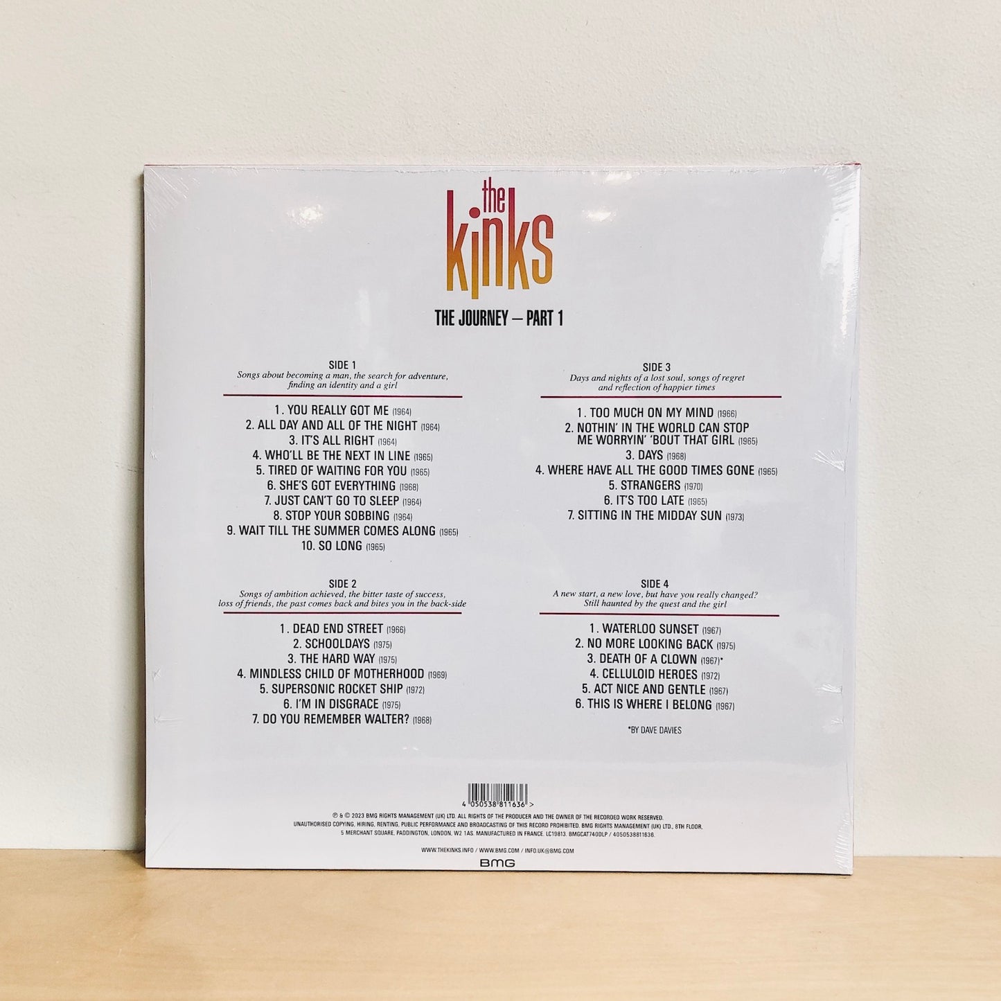 The Kinks - The Journey - Pt. 1. 2LP