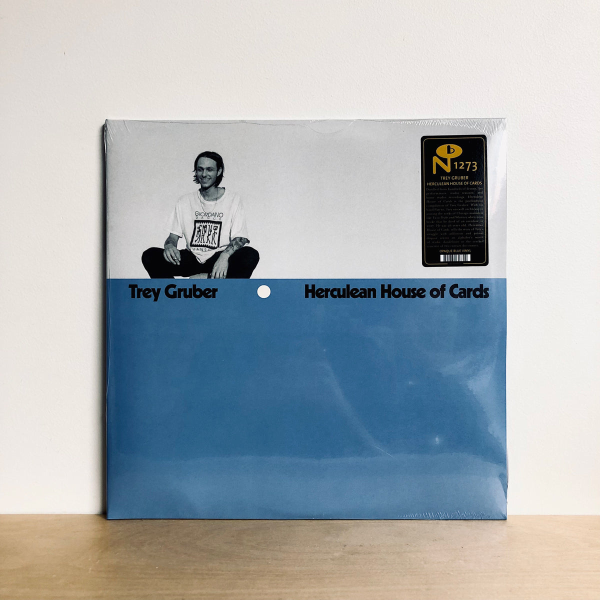 Load image into Gallery viewer, Trey Gruber - Herculean House of Cards. 2LP [Opaque Blue Vinyl]
