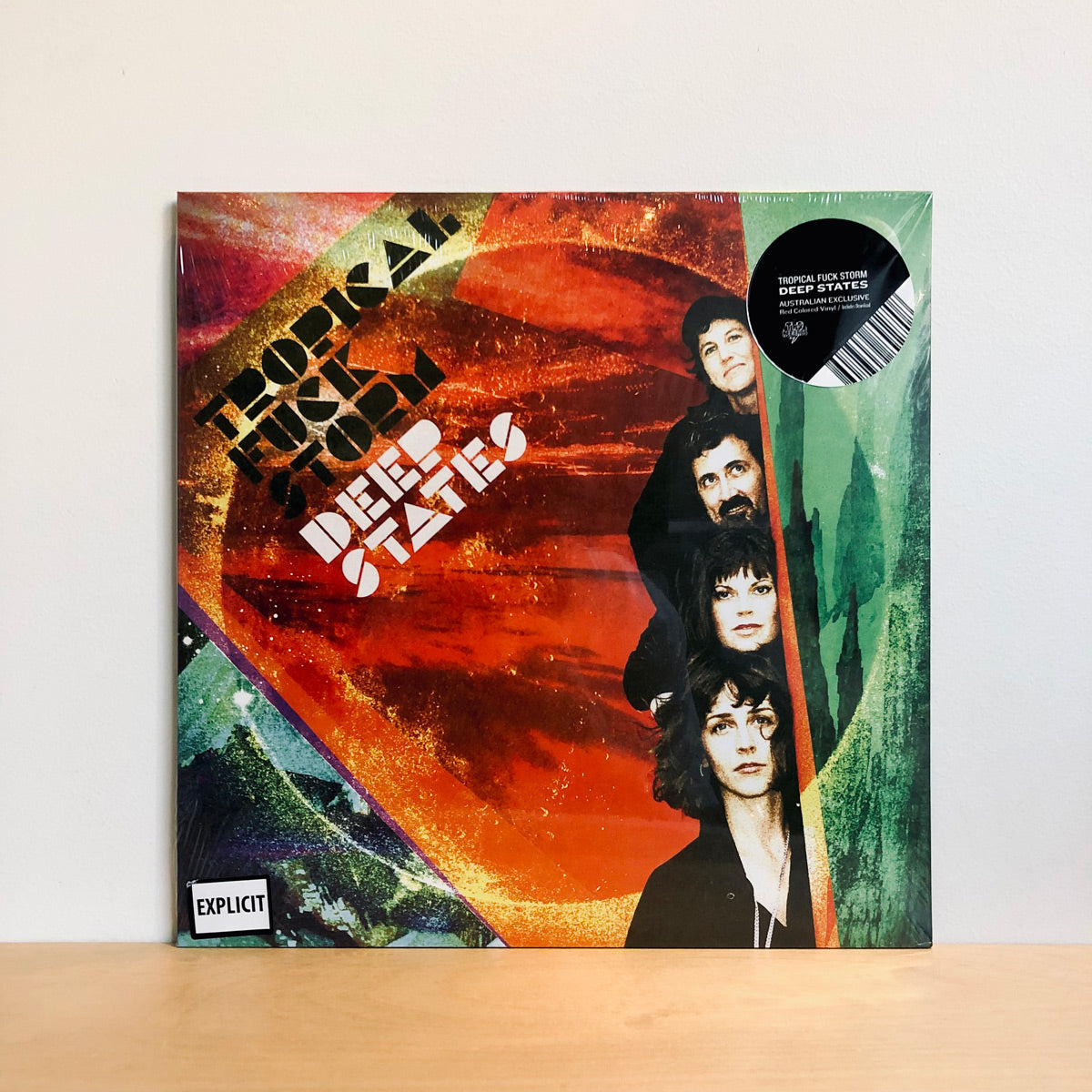 Tropical Fuck Storm - Deep States. LP [Australian Exclusive Red Vinyl]