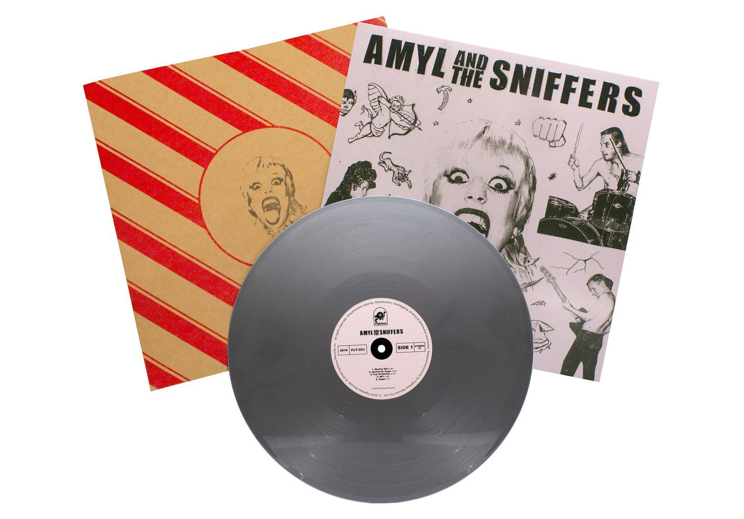 Amyl & The Sniffers - S/T. LP (Chrome Angel -  Silver Vinyl Edition)